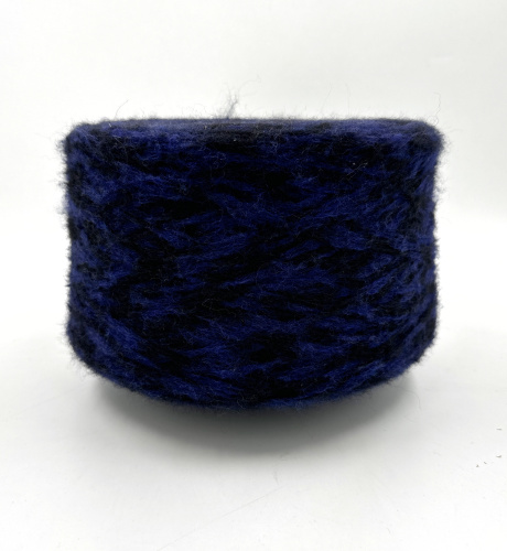 Пряжа Nanna, Pinori Filati s.p.a, меринос, альпака, цвет синий меланж